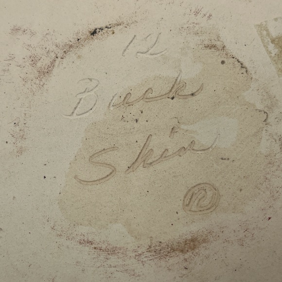 Desert Pueblo Pottery Vase, Native American Hand-Painted (Vintage Buckskin) - Picture 4 of 7